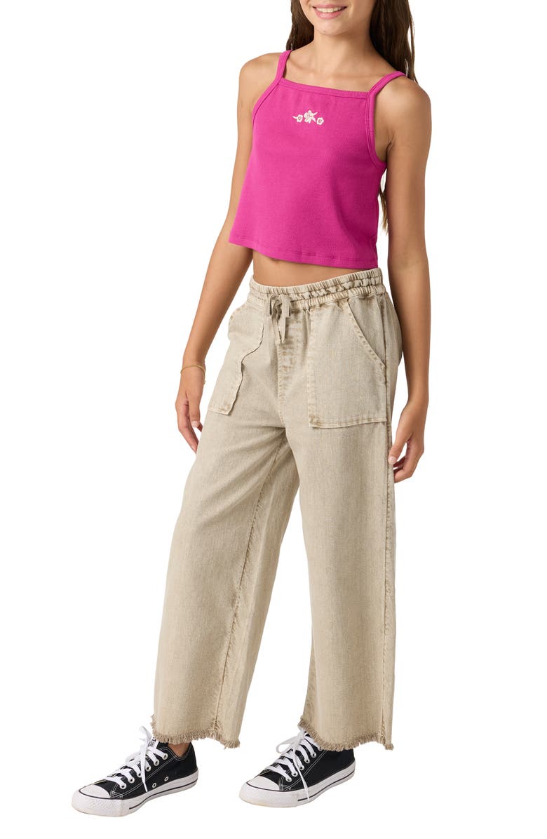O'Neill Kids' Kylas Wide Leg Pants, Alternate, color, Simply Taupe