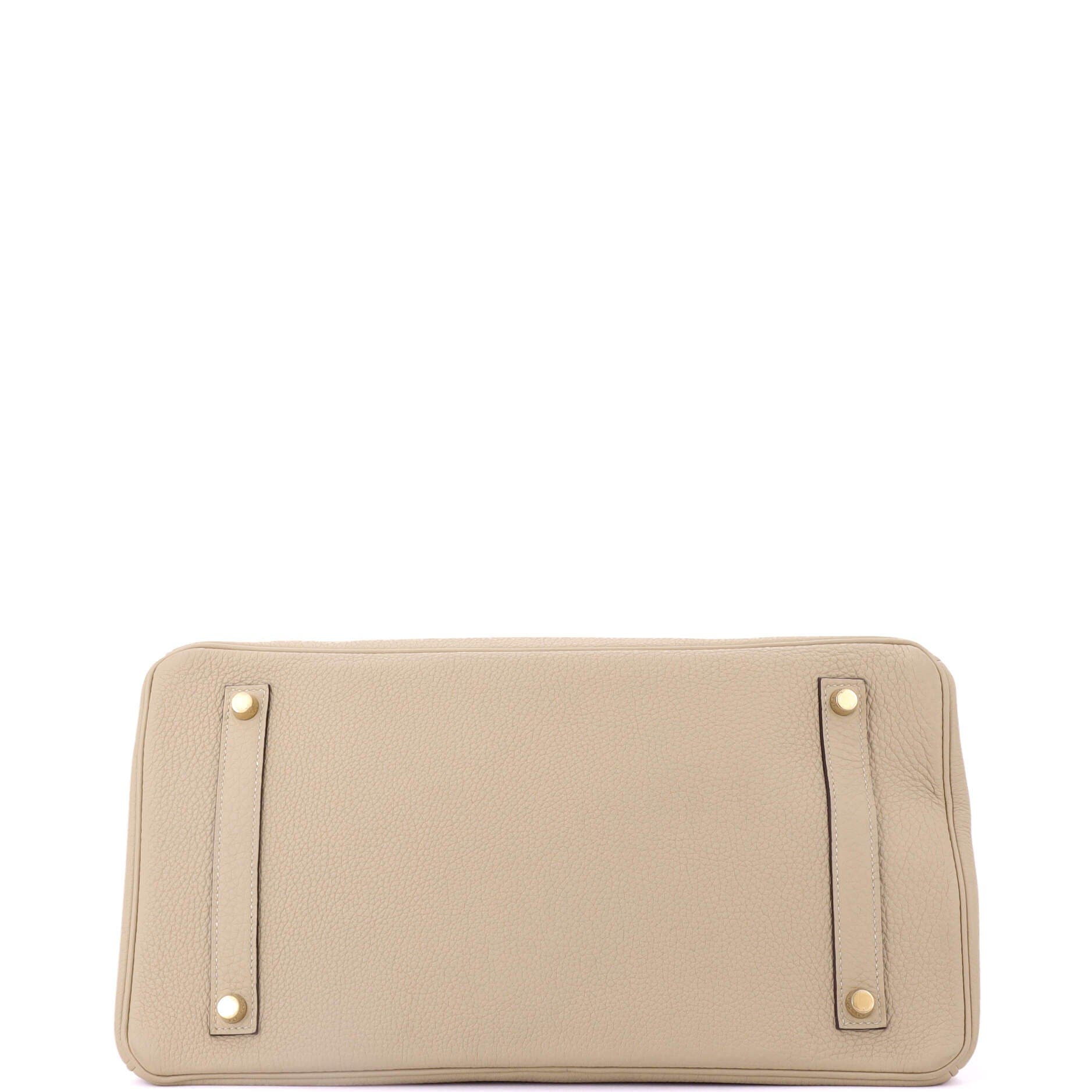 Pre-Owned Hermes Birkin Handbag Light Togo with Gold Hardware 35, Alternate, color, 