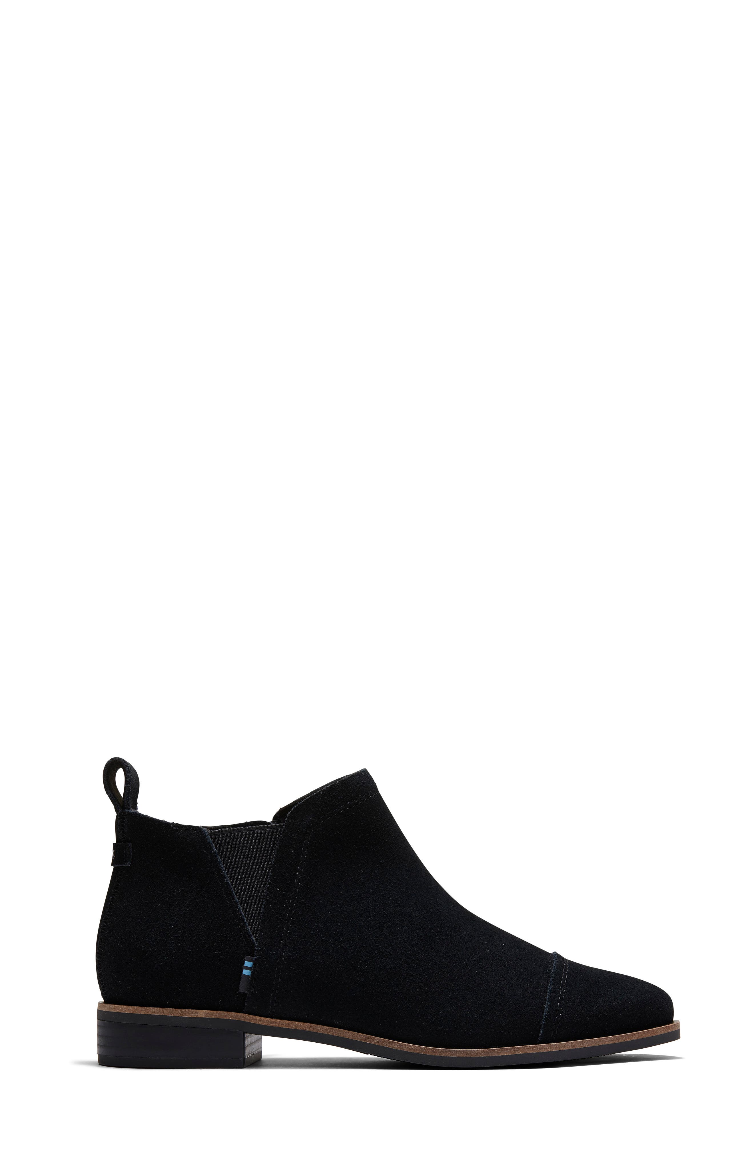 Reese Cap Toe Chelsea Boot, Alternate, color, BLACK BLACK