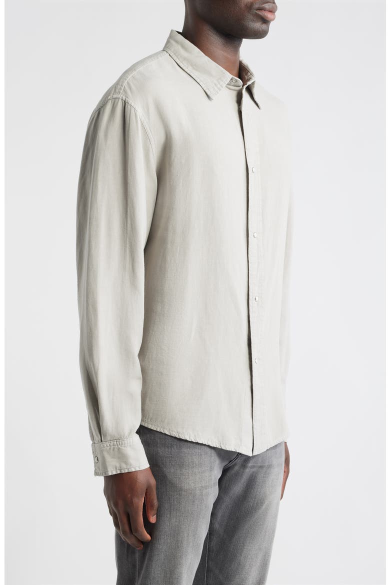 Classic Front Snap Shirt, Alternate, color, LIGHT STONE