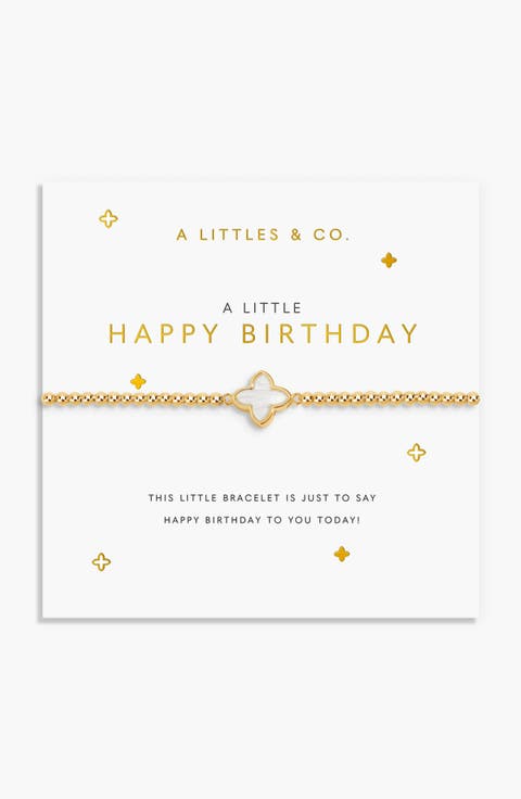 A Little 'Happy Birthday' Bracelet