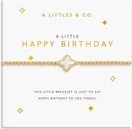 A Littles & Co. A Little 'Happy Birthday' Bracelet