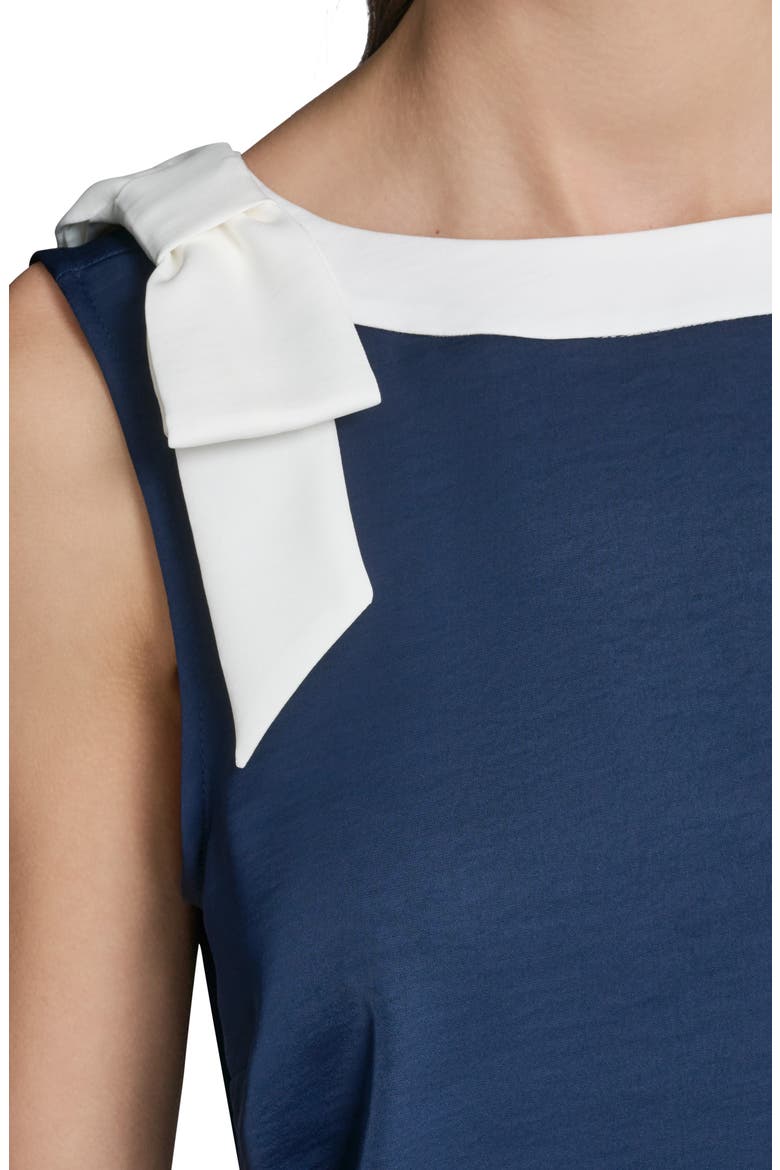 Bow Shoulder Top, Alternate, color, NAVAL ACADEMY
