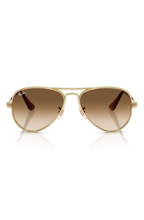 Max Aviator 58mm Gradient Pilot Sunglasses