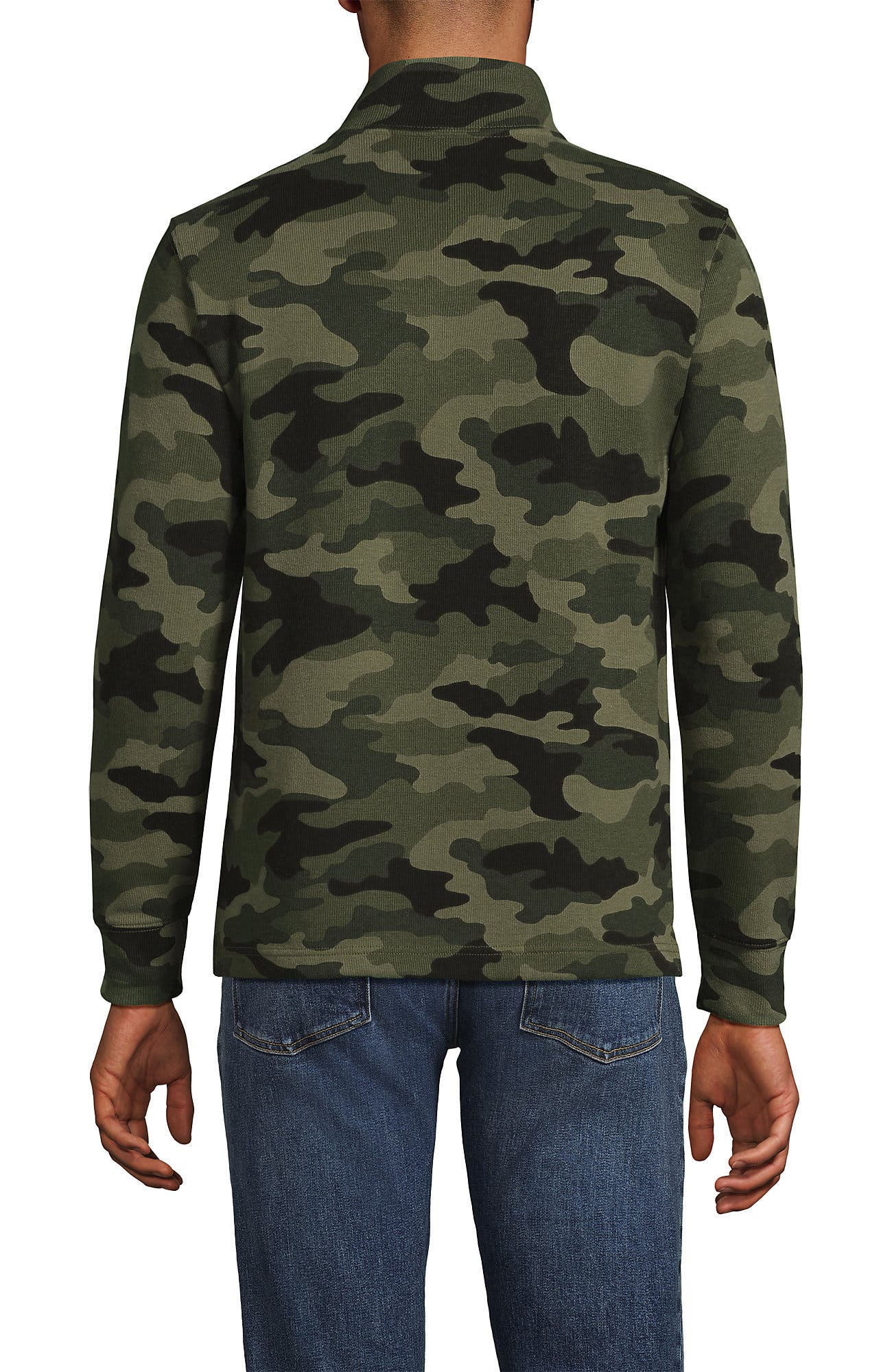 Bedford Rib Casual Quarter Zip Sweater - image 4