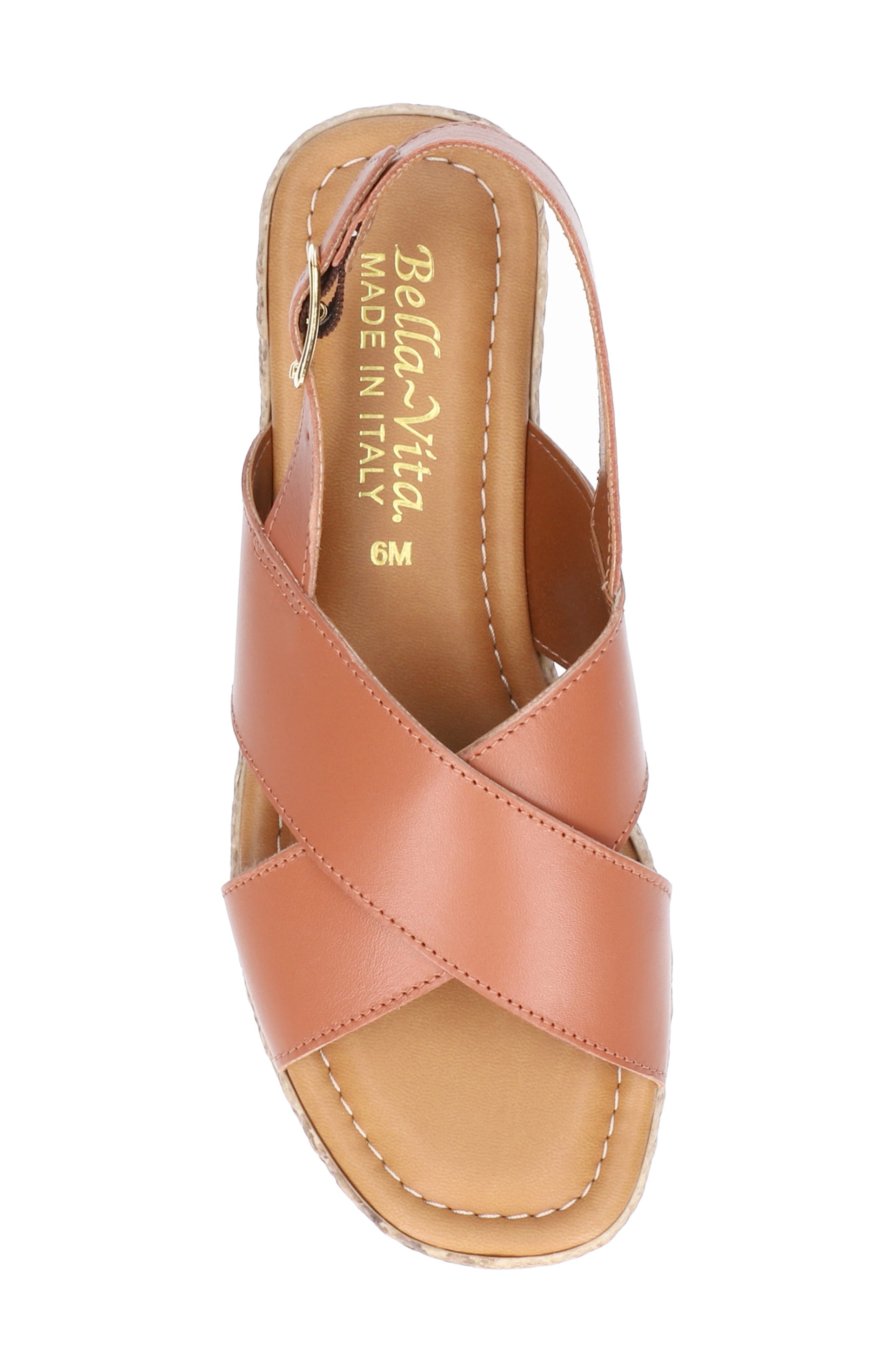 Mar Platform Sandal, Alternate, color, TAN LEATHER