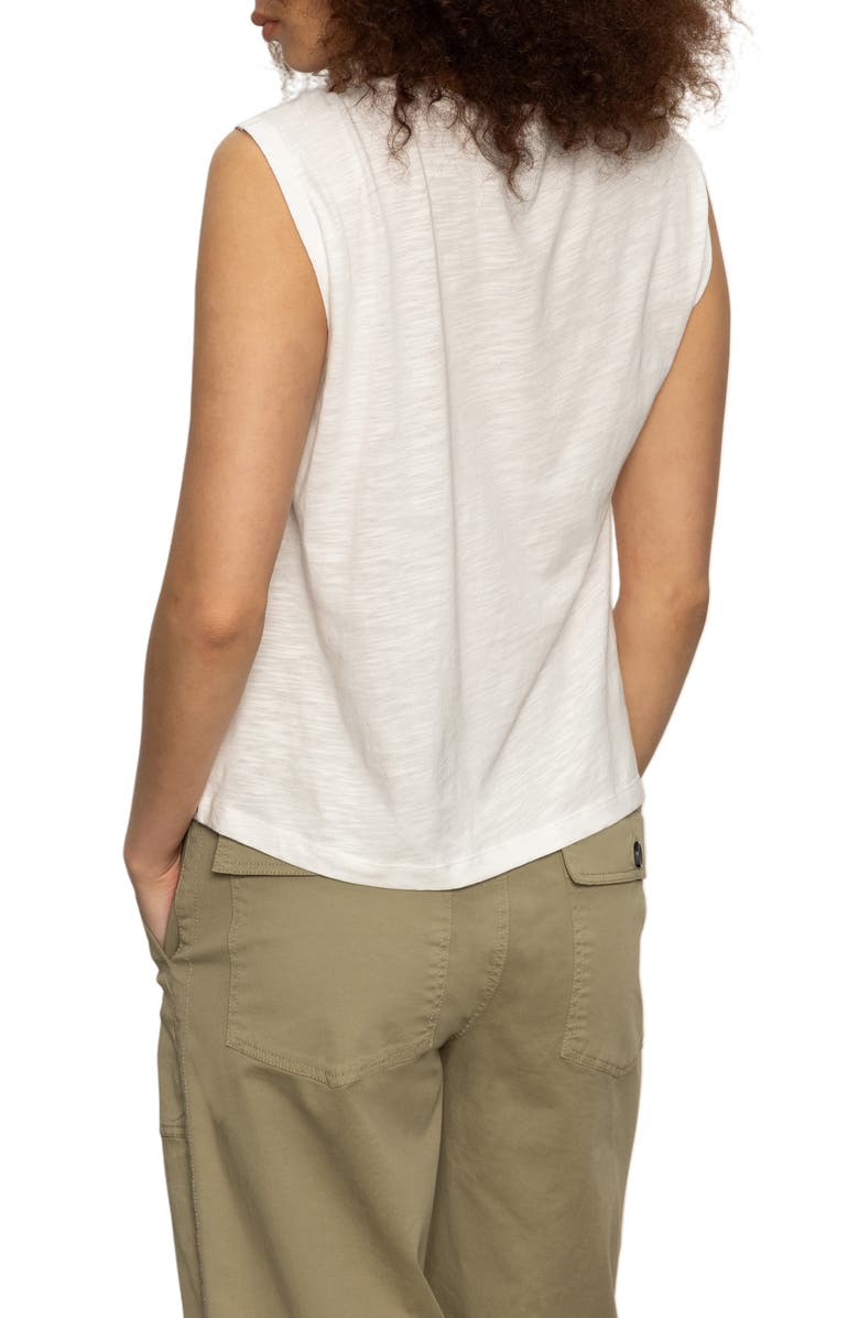 Sanctuary So Twisted Asymmetric Top, Alternate, color, White