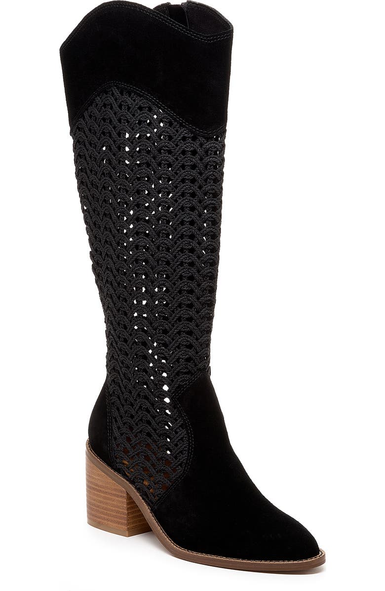 Kelsi Dagger Brooklyn Echo Knee High Boot, Main, color, Black