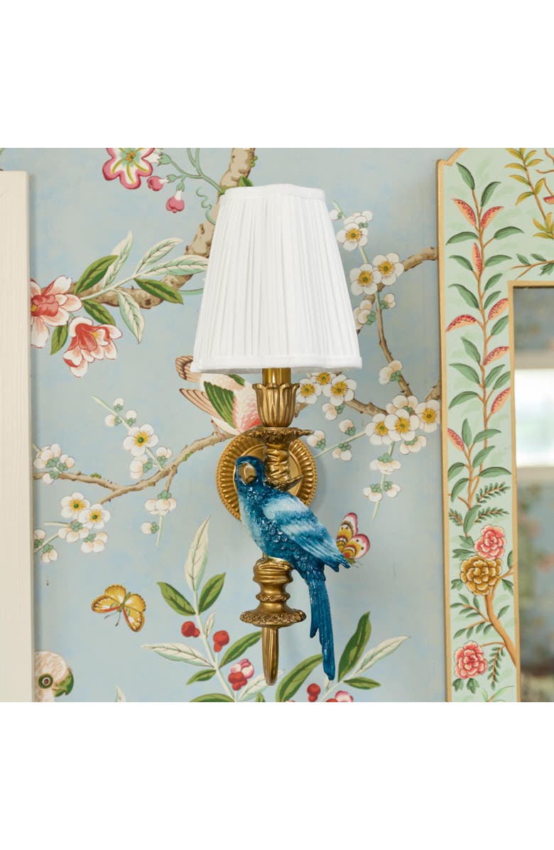 Mrs. Alice Pleated Lampshade, Alternate, color, Cream