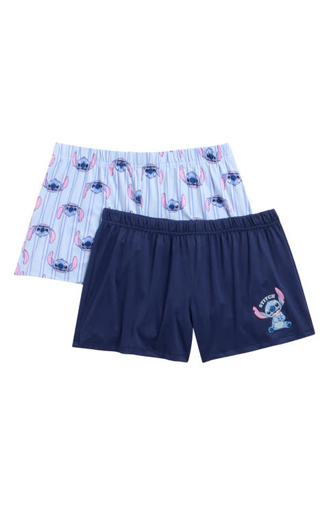 ® Lilo & Stitch 2-Pack Assorted Pajama Shorts