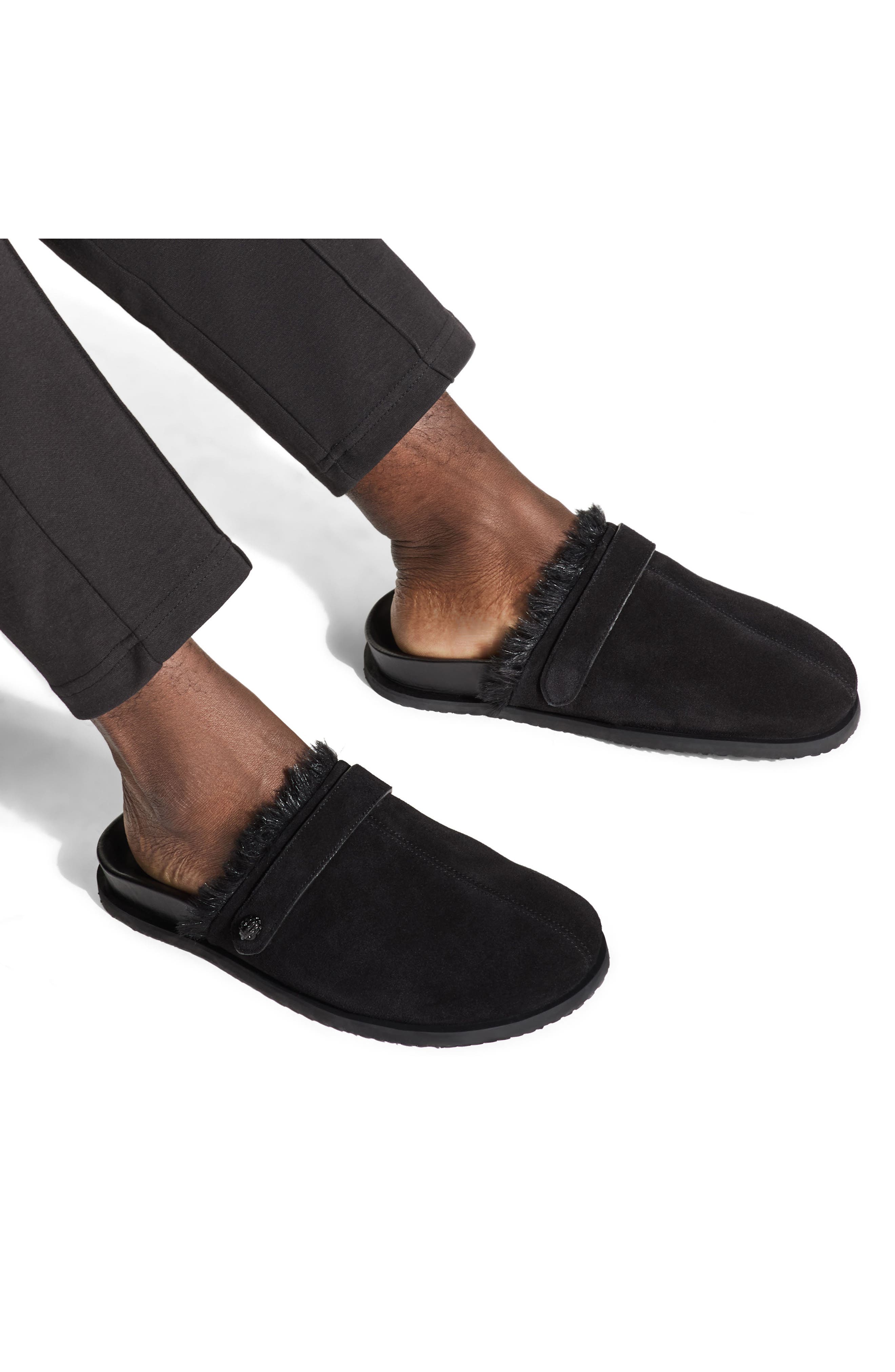 Kurt Geiger London Hatton Faux Fur Lined Mule, Alternate, color, 