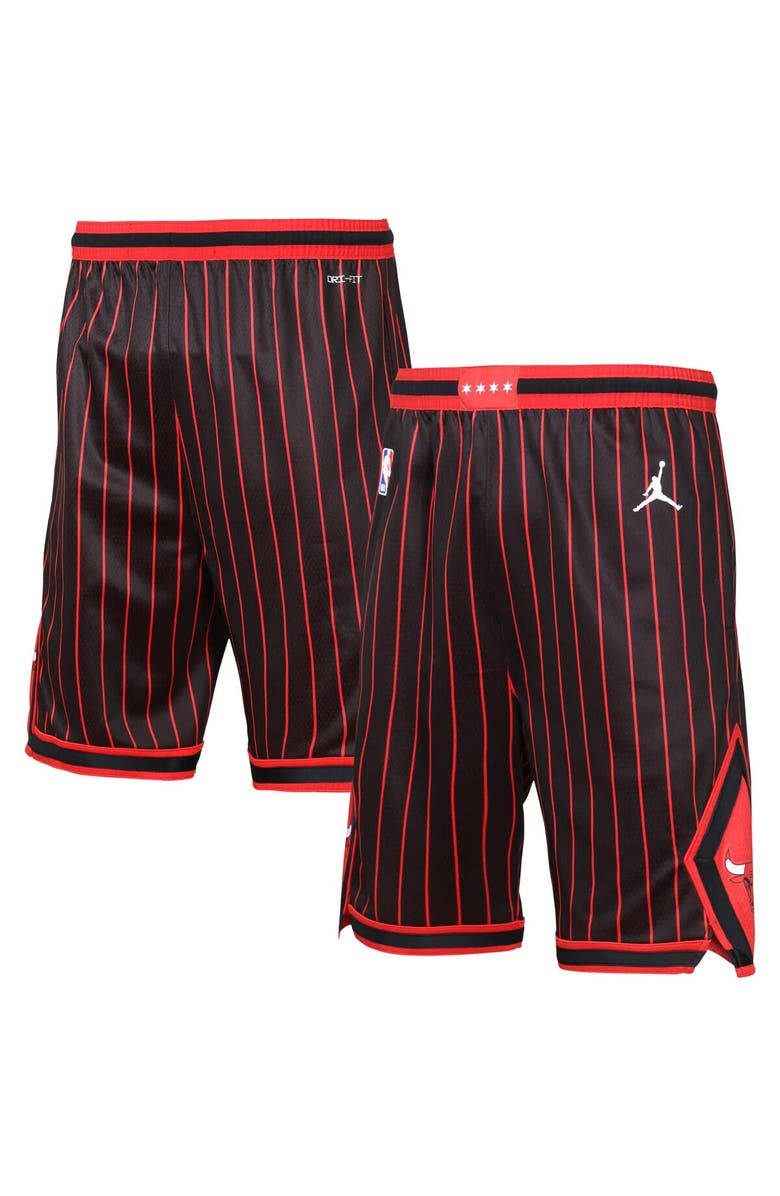 Jordan Brand Youth Jordan Brand Black Chicago Bulls Authentic Statement Edition Swingman Shorts, Main, color, Black
