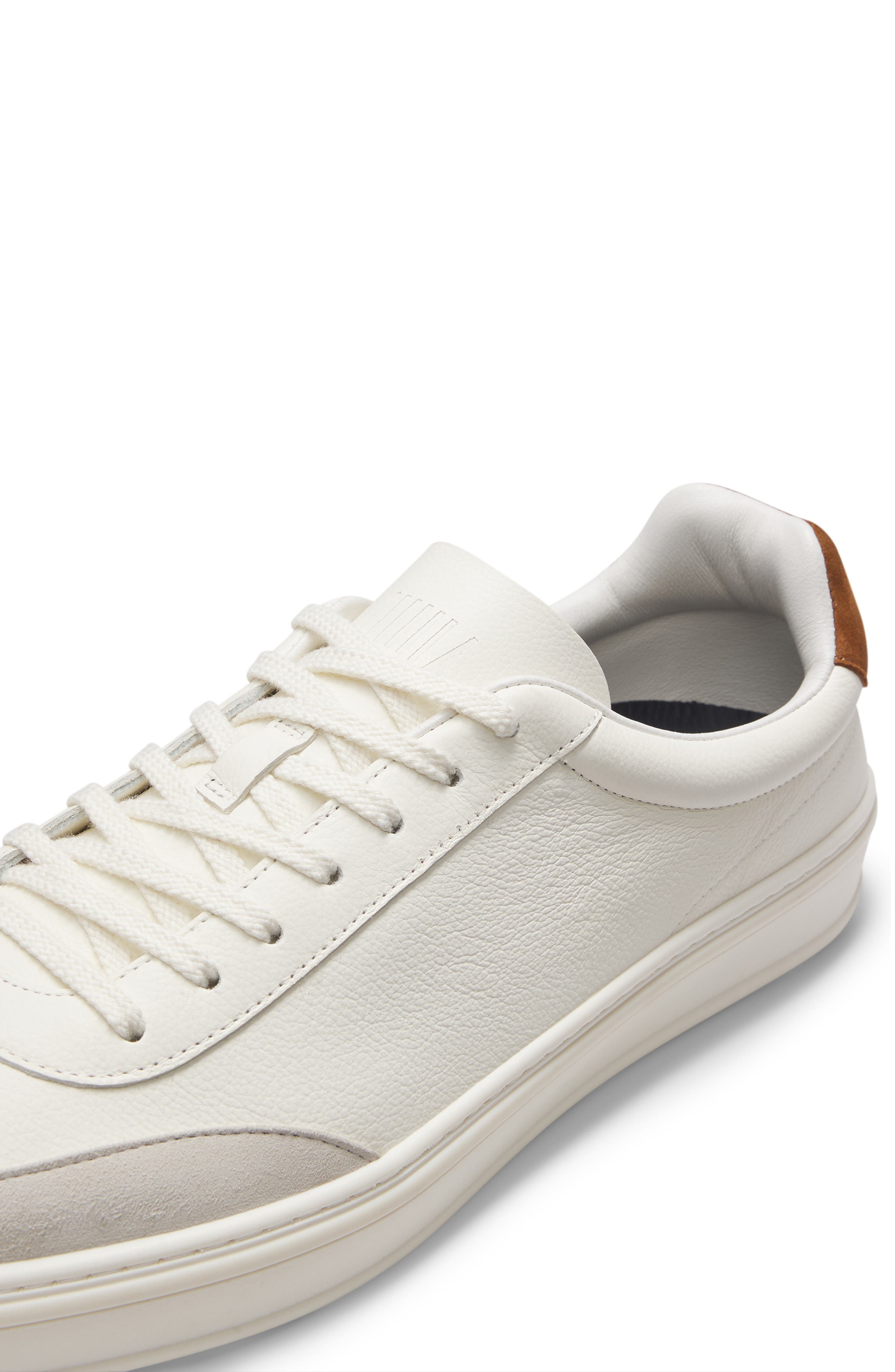 BOSS Zarek Low Top Sneaker, Alternate, color, Open White