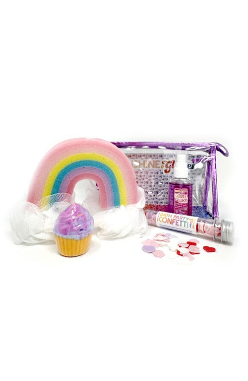 Sunshine & Glitter Kids'  Confetti Bath Party Gift Set In Purple