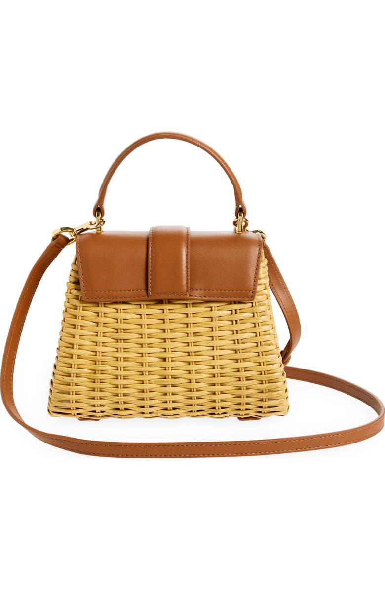 Veronica Beard Small Wicker Avenue Crossbody Bag, Alternate, color,