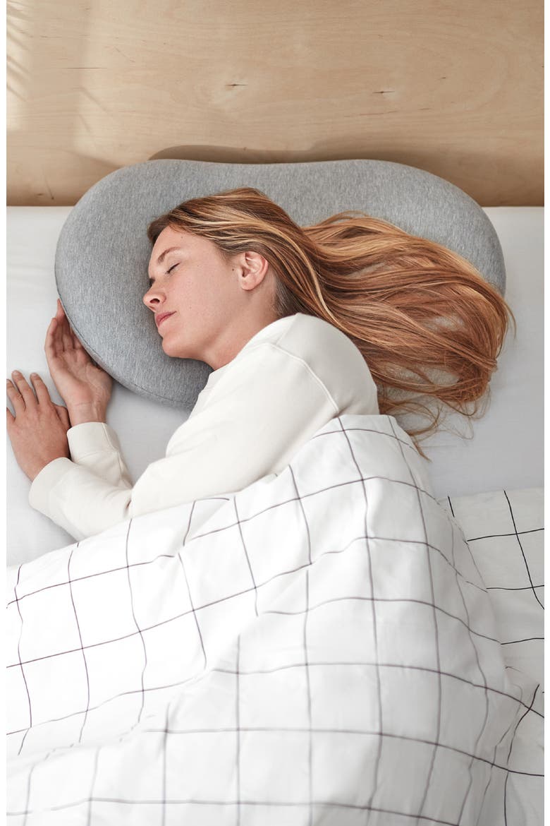 Bed Pillow Cover, Alternate, color, LIGHT GREY