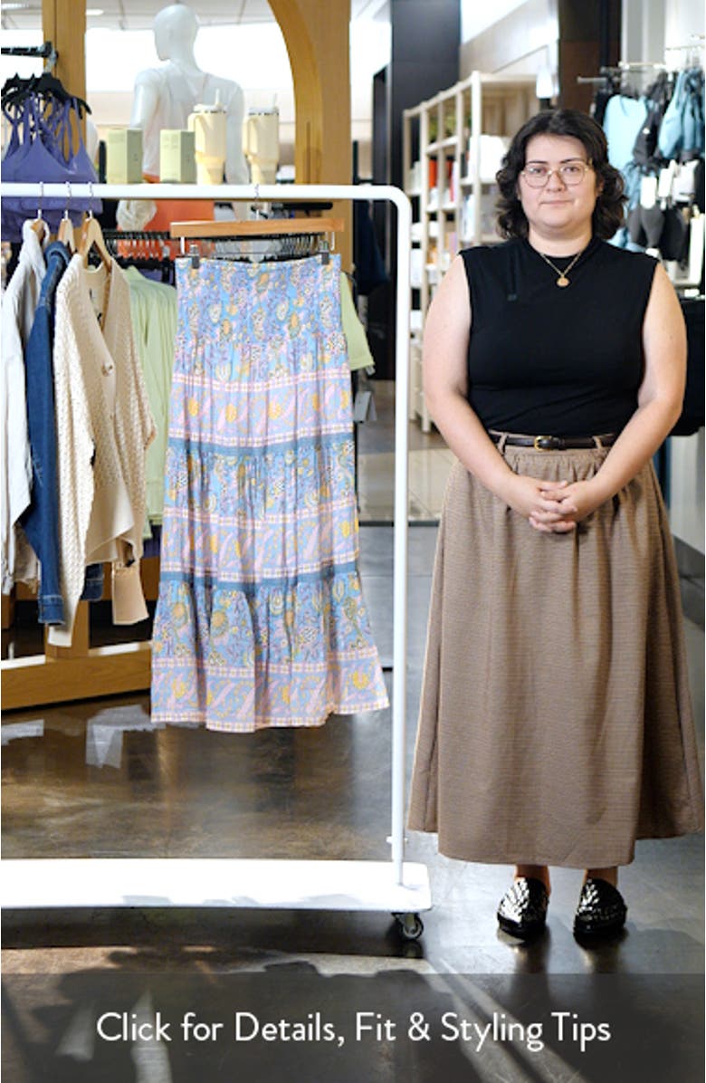 Mandy Cotton & Silk Cover-Up Maxi Skirt, sales video thumbnail