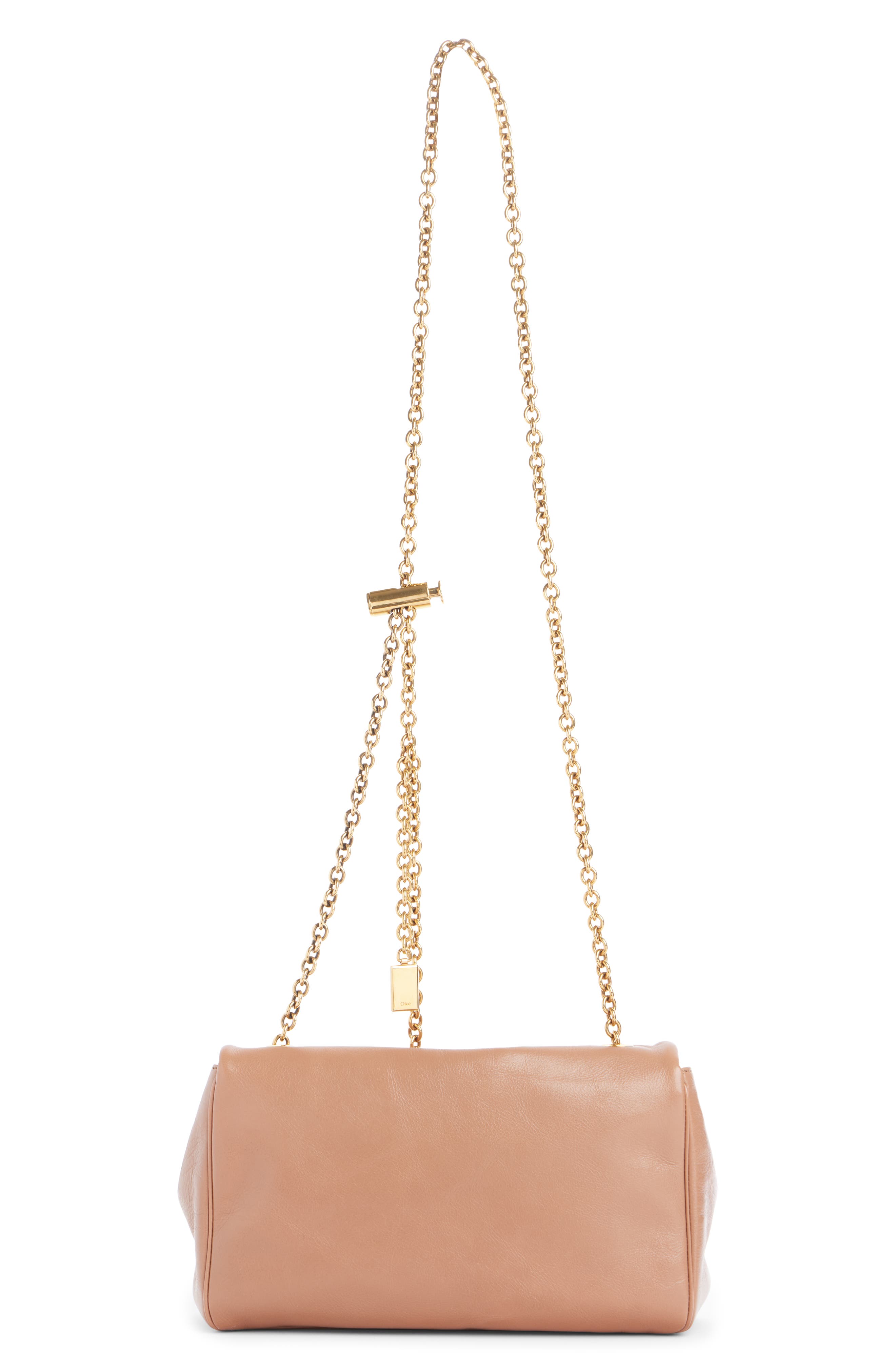 Chloé Heritage Leather Shoulder Bag, Alternate, color, Woodrose