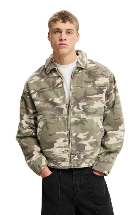 Men's Cropped Worker Jacket