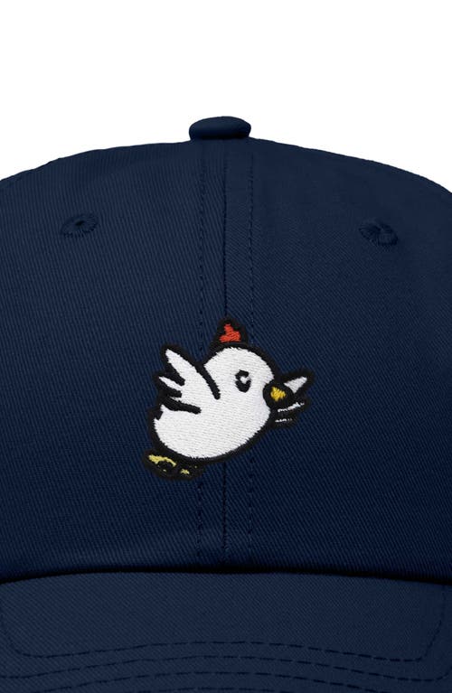 DALIX DALIX CHICKEN EMBROIDERED COTTON CAP