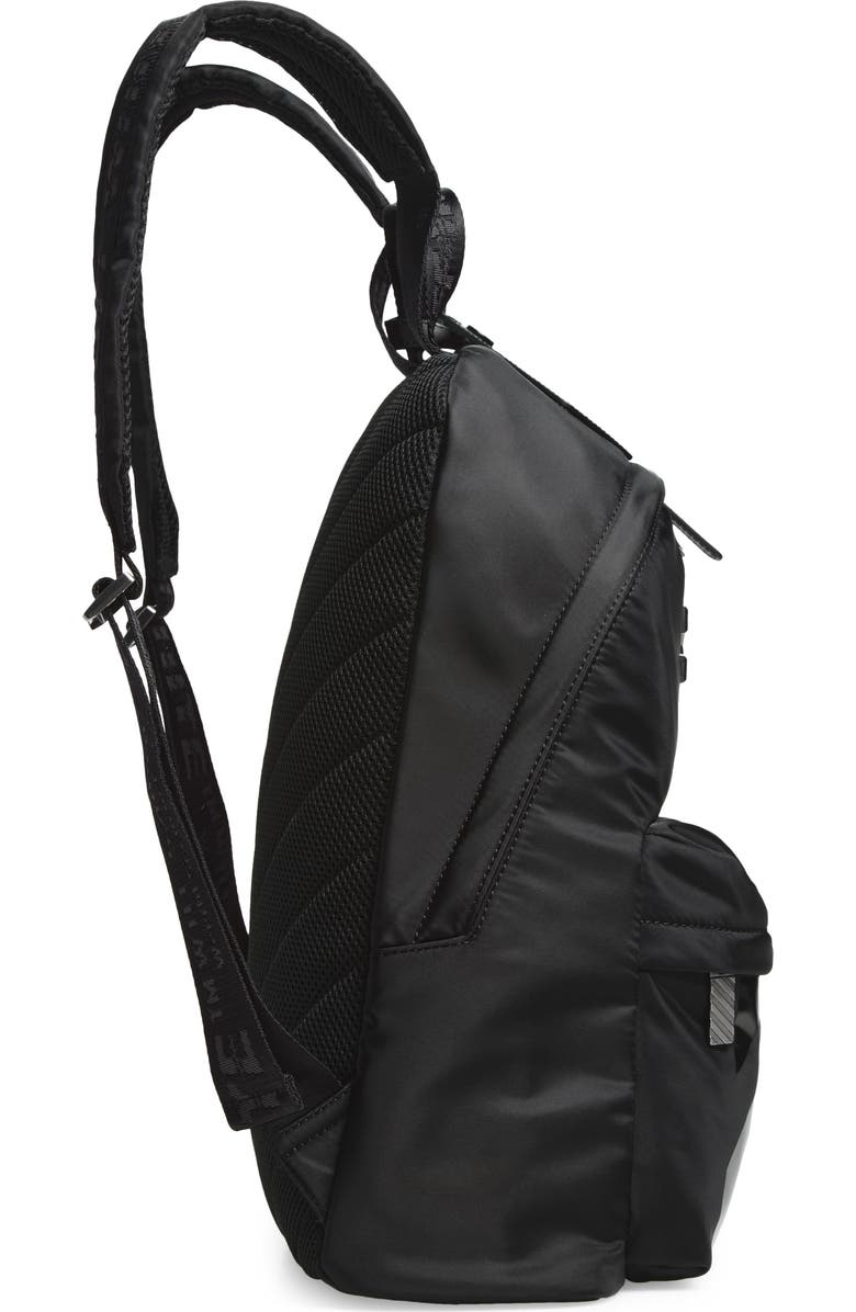 Off-White Classic Dome Nylon Backpack, Alternate, color, Black