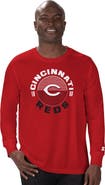STARTER Men's Starter Red Cincinnati Reds Halftime Long Sleeve T-Shirt