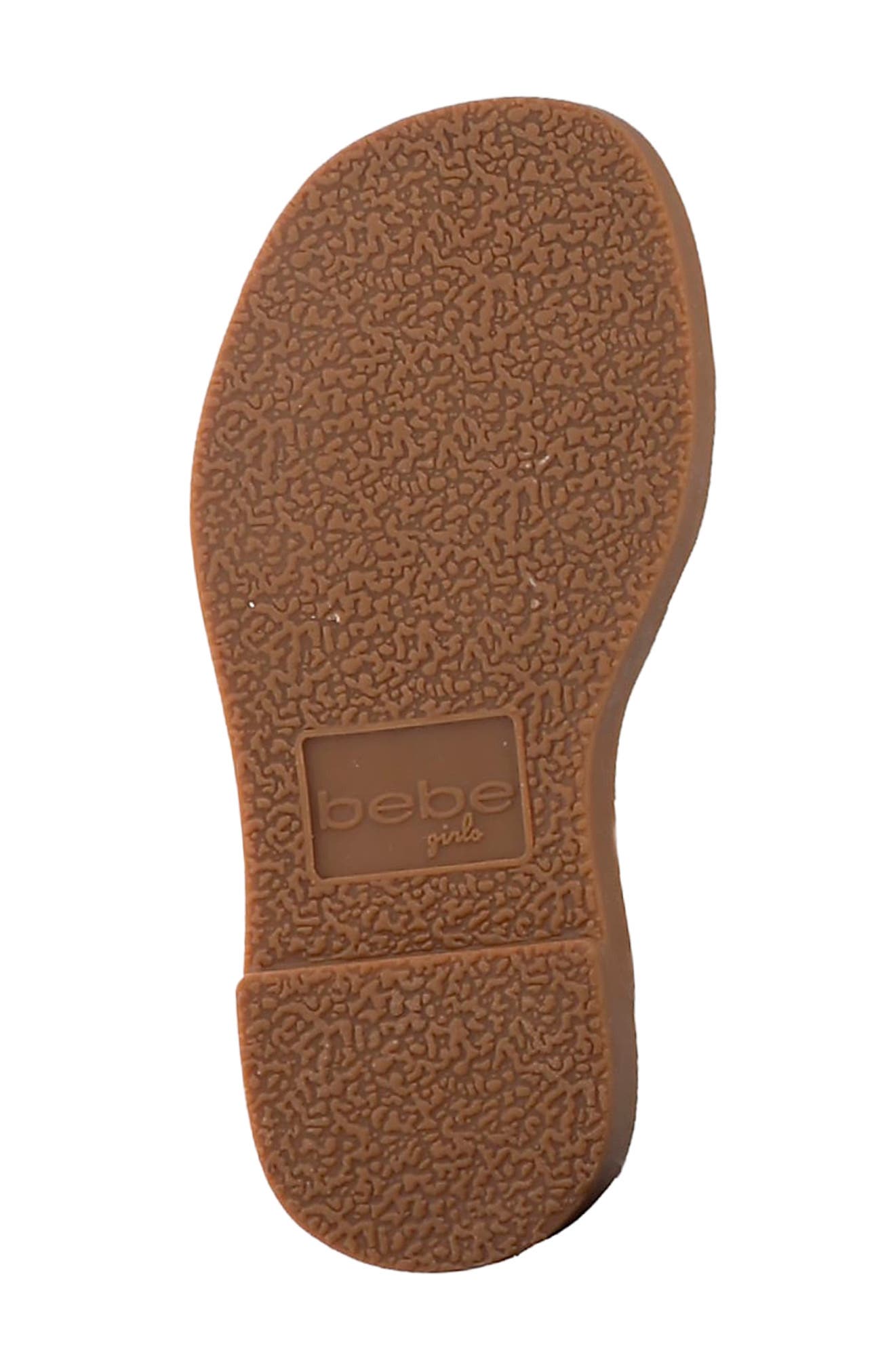 bebe Kids' Rhinestone Flower Sandal, Alternate, color, 