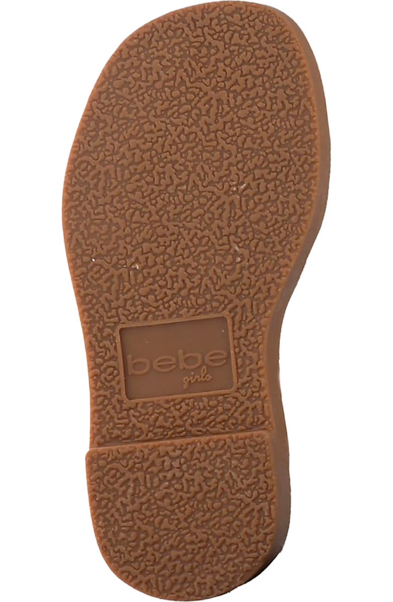 bebe Kids' Rhinestone Flower Sandal, Alternate, color,