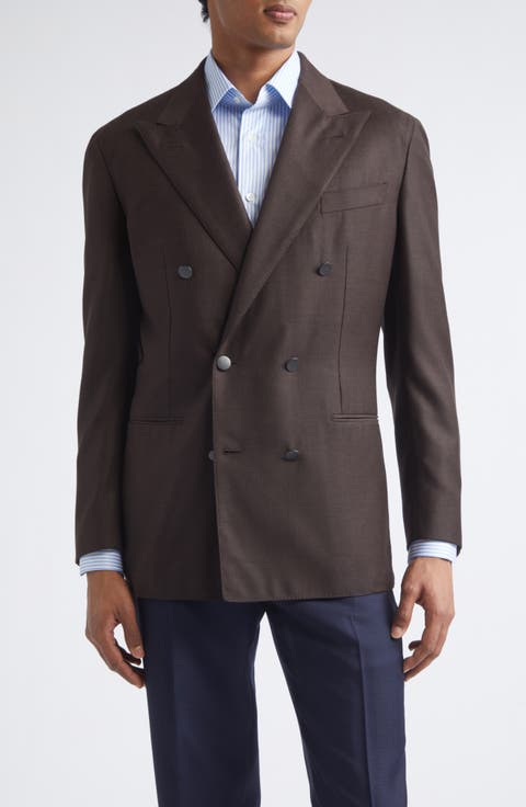 Double Breasted Wool Blazer