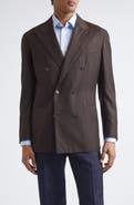 Thom Sweeney Double Breasted Wool Blazer