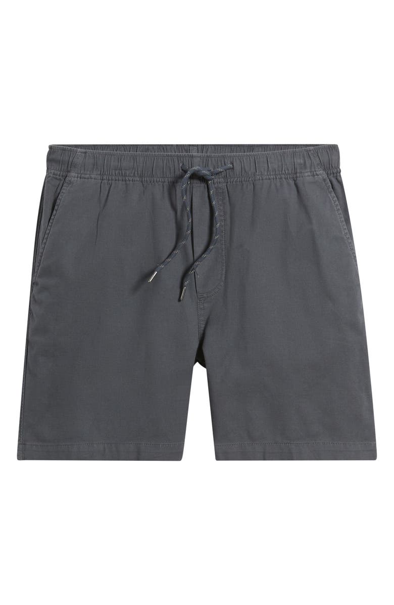 Faherty Essential Stretch Cotton Drawstring Shorts, Alternate, color, Graphite Tide