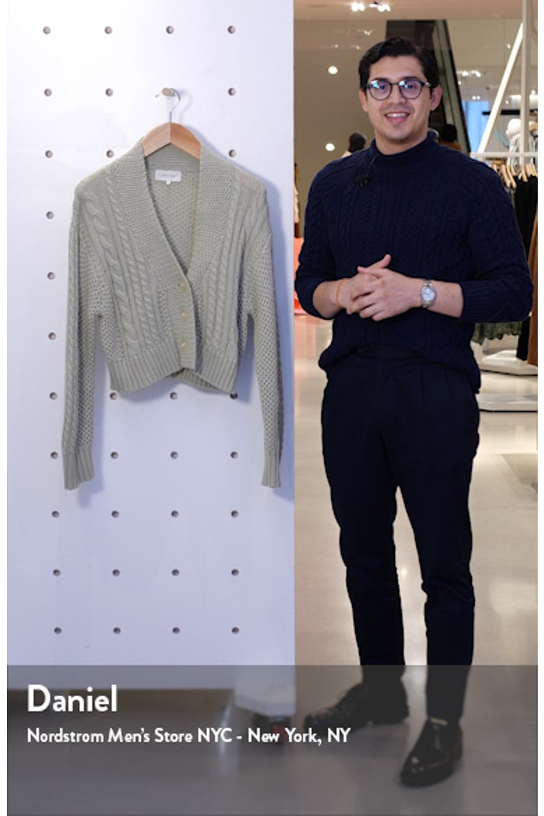 The Cable Montana Cotton Blend Cardigan video