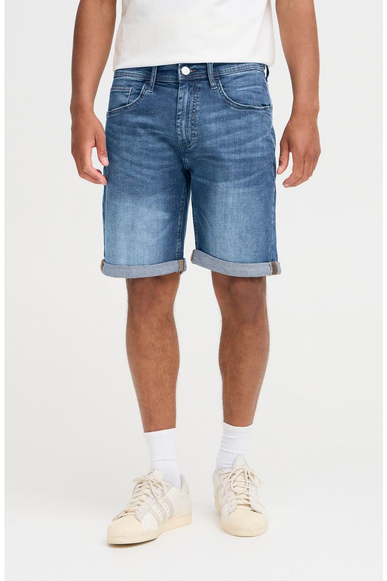 Regular Fit Shorts, Main, color, DENIM MIDDLE BLUE