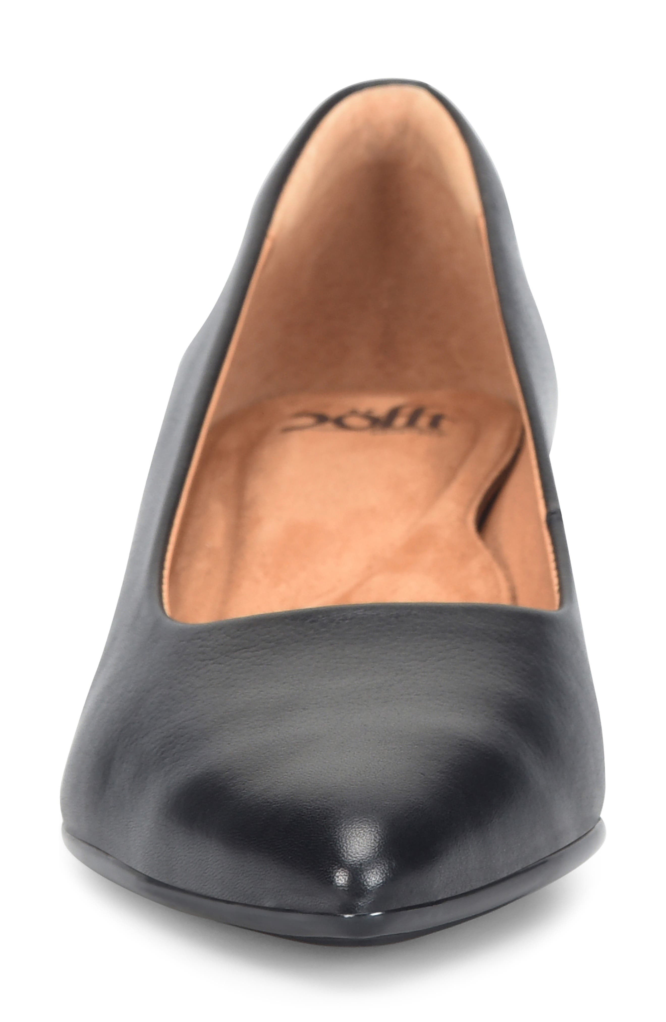 Söfft Sabrina Pointy Toe Kitten Heel Pump, Alternate, color, Black