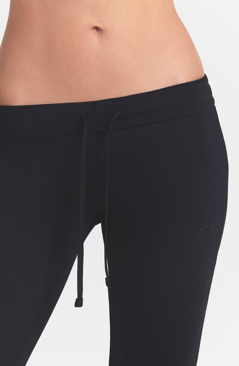 NikeSKIMS Airy Low Rise Mini Flare Pants, Alternate, color, Nskm Obsidian