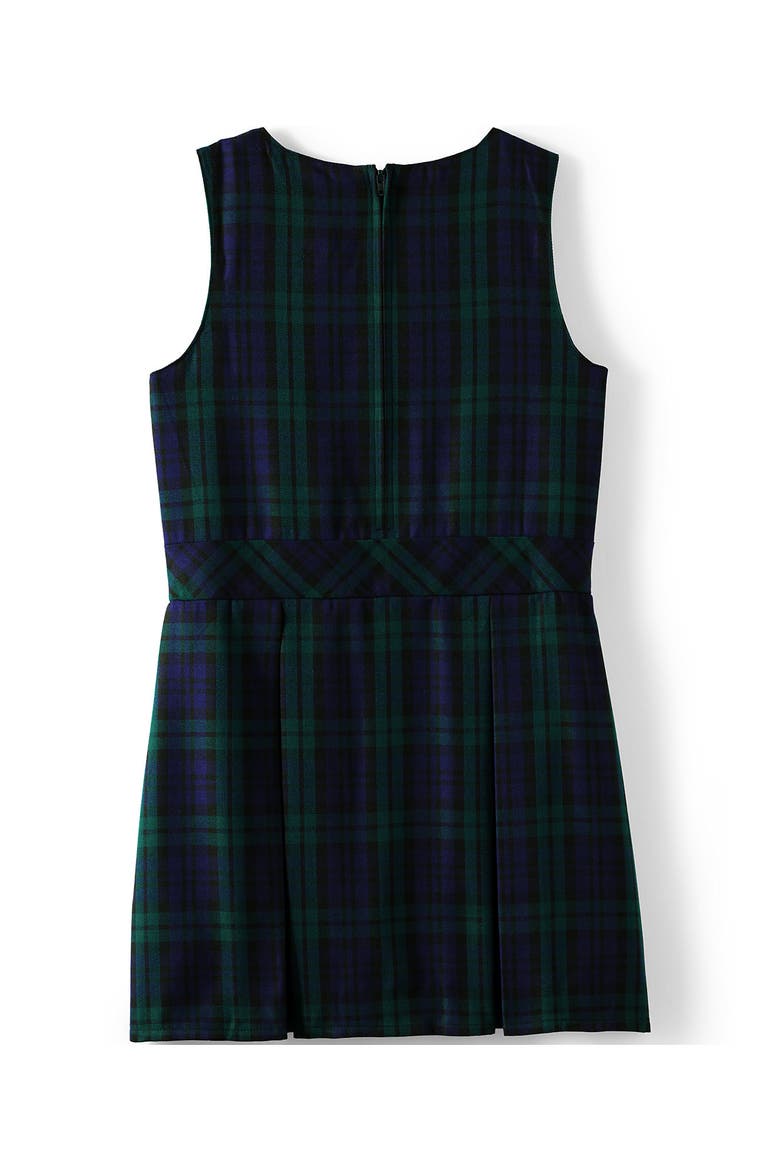 Girls Uniform Plaid Jumper, Alternate, color, Plaid Classic Navy/Evergreen