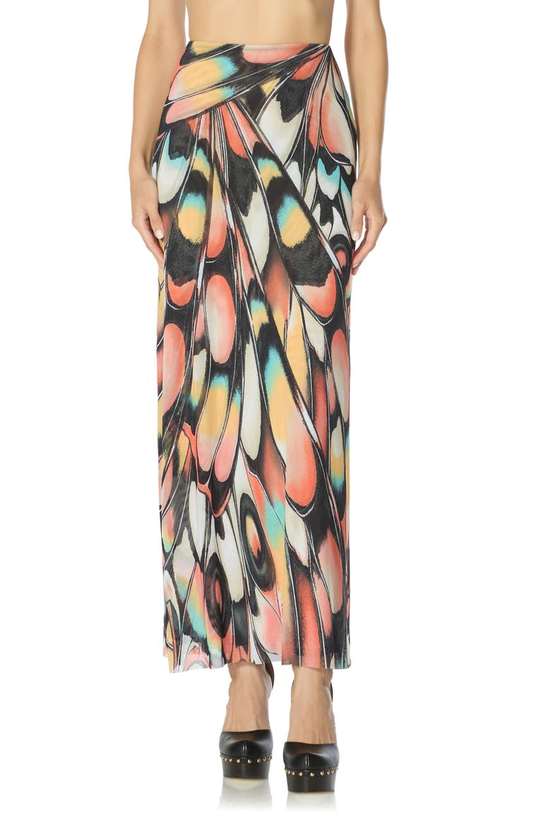 Sera Ankle Length Skirt, Main, color, BRANDY BUTTERFLY