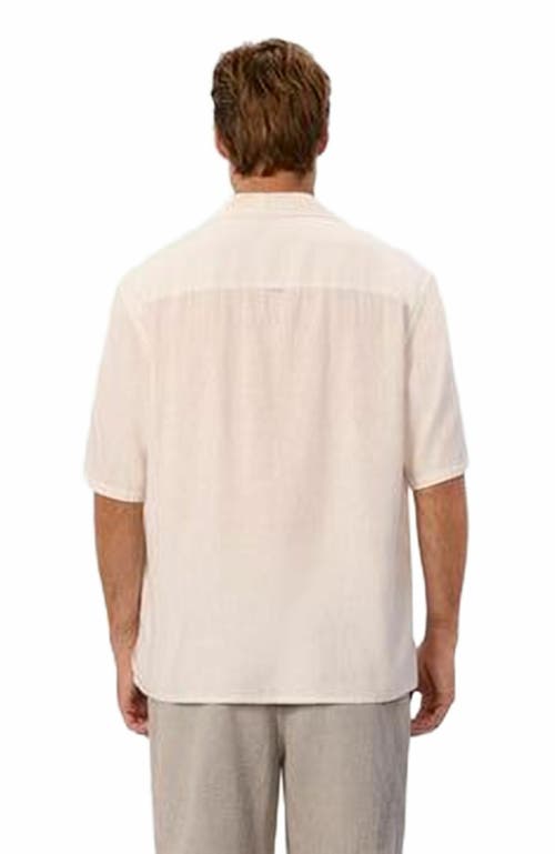 Industrie Australia The Havana Short Sleeve Shirt In Neutral