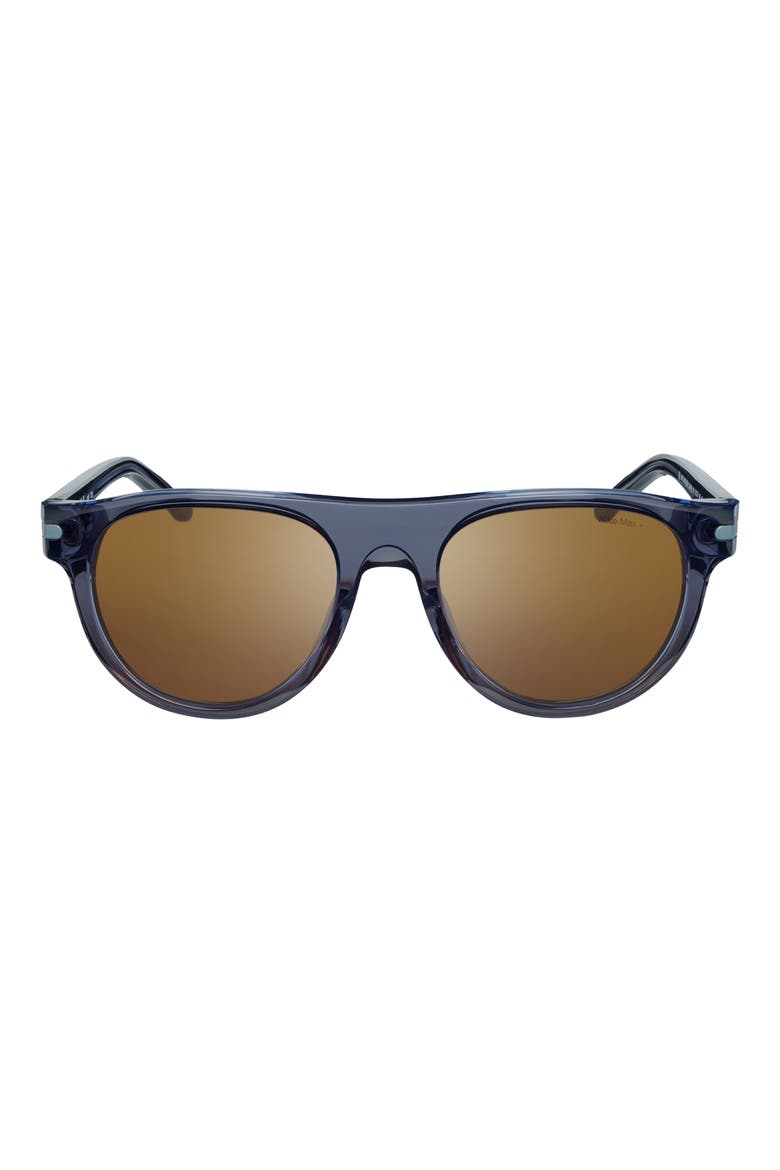 Crescent III 54mm Round Sunglasses, Alternate, color, SMOKE / AMBER