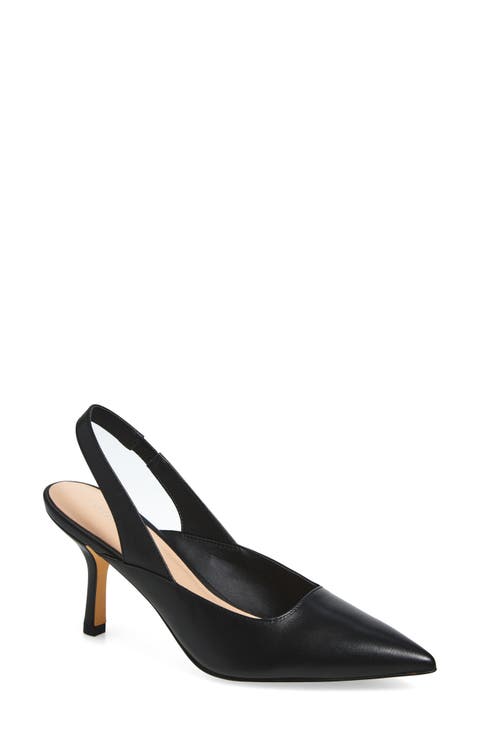 Zuri Slingback Leather Pump (Women)