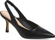 Stuart Weitzman Zuri Slingback Leather Pump