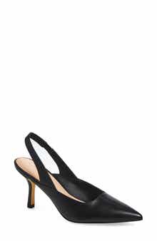 Stuart Weitzman Zuri Slingback Leather Pump