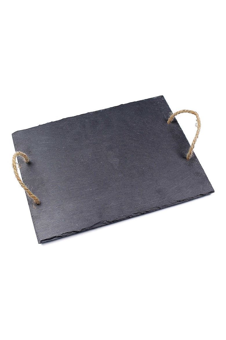 Monogram Slate Serving Board, Main, color, BLANK