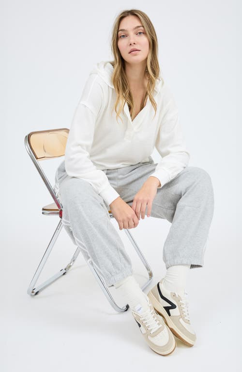BLU PEPPER BLU PEPPER SOLID HOODED HENLEY