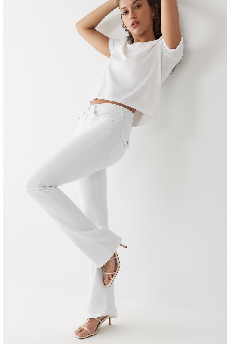 Becca Destroyed Bootcut Jeans, Alternate, color, OPTIC WHITE DESTROY