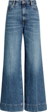 FRAME The Slice High Waist Flare Jeans