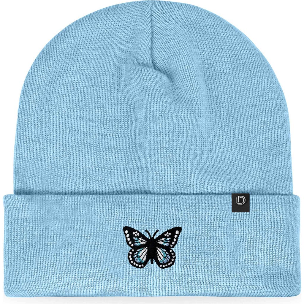 Dalix Butterfly Beanie In Beige