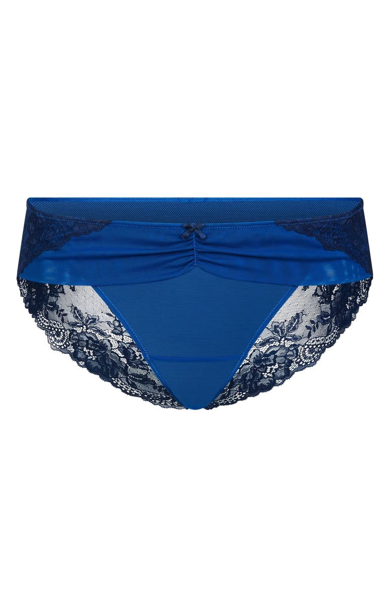 Adore Me Clairabella Bikini Panties, Alternate, color, Dark Blue