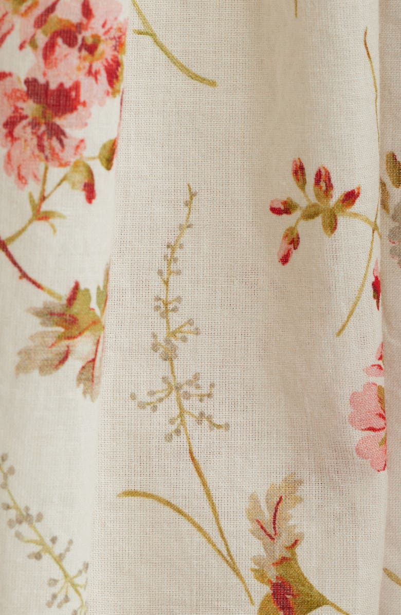 DÔEN Illiana Smocked Tiered Organic Cotton Maxi Dress, Alternate, color, 