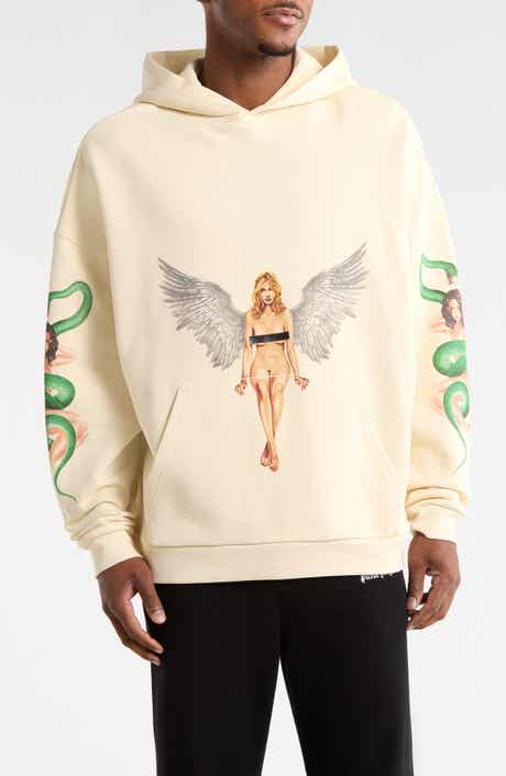 Palm Angels Cotton Graphic Hoodie